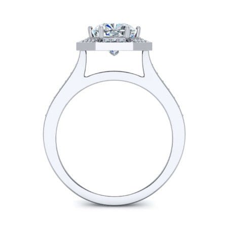 Anise Cushion Diamond Bridal Set (Lab Grown Igi Cert) whitegold