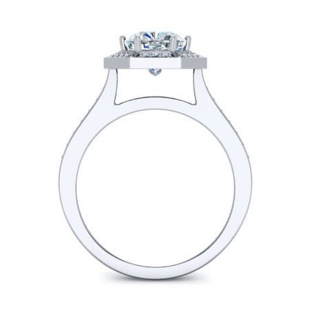 Anise Cushion Diamond Bridal Set (Lab Grown Igi Cert) whitegold