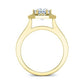 Anise Princess Diamond Bridal Set (Lab Grown Igi Cert) yellowgold