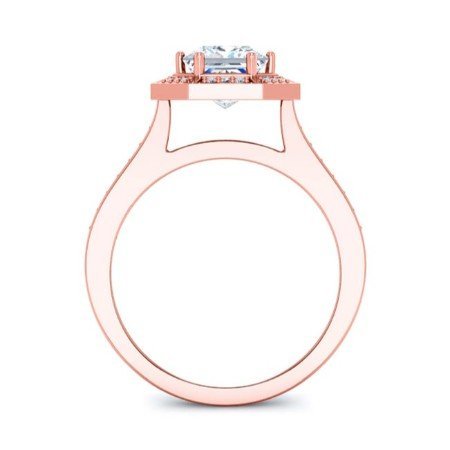 Anise Princess Diamond Bridal Set (Lab Grown Igi Cert) rosegold