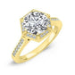 Anise Round Diamond Bridal Set (Lab Grown Igi Cert) yellowgold