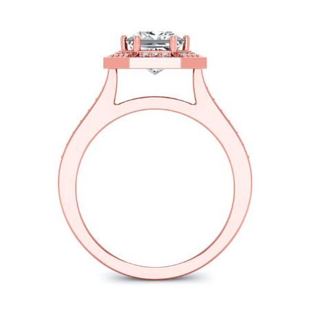 Anise Princess Diamond Bridal Set (Lab Grown Igi Cert) rosegold