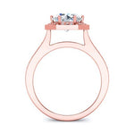 Anise Round Diamond Bridal Set (Lab Grown Igi Cert) rosegold