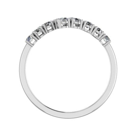 Anthea Split Bar Trendy Diamond Wedding Ring whitegold