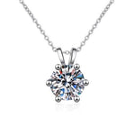 Aracel Diamond Necklace (Clarity Enhanced) whitegold