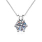 Aracel Moissanite Necklace whitegold