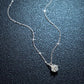 Aracel Moissanite Necklace whitegold