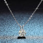 Aracel Moissanite Necklace whitegold