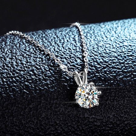 Aracel Moissanite Necklace whitegold