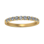Arava Trendy Diamond Wedding Ring yellowgold