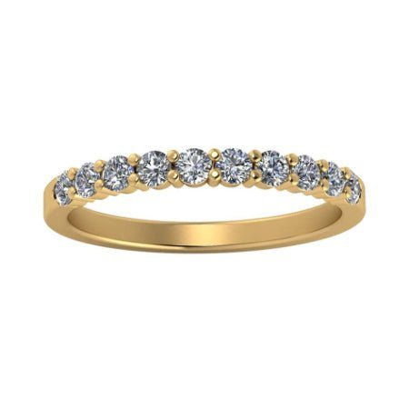 Arava Trendy Diamond Wedding Ring yellowgold