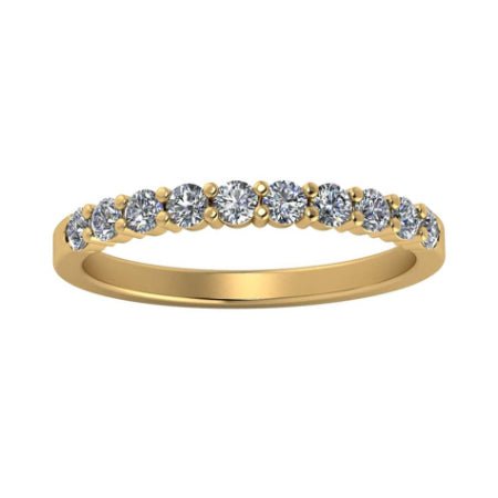 Arava Trendy Diamond Wedding Ring yellowgold