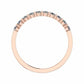 Arava Trendy Moissanite Wedding Ring rosegold