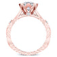 Arbor Cushion Diamond Bridal Set (Lab Grown Igi Cert) rosegold