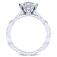 Arbor Diamond Matching Band Only (engagement Ring Not Included) For Ring With Cushion Center whitegold