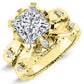 Arbor Princess Moissanite Bridal Set yellowgold