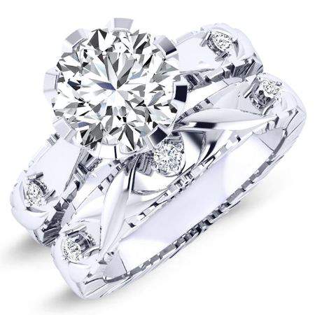 Arbor Round Diamond Bridal Set (Lab Grown Igi Cert) whitegold