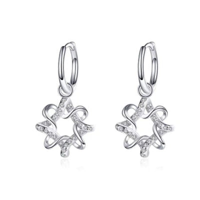 Archi Diamond Earrings whitegold