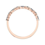 Ardith Trendy Moissanite Wedding Ring rosegold