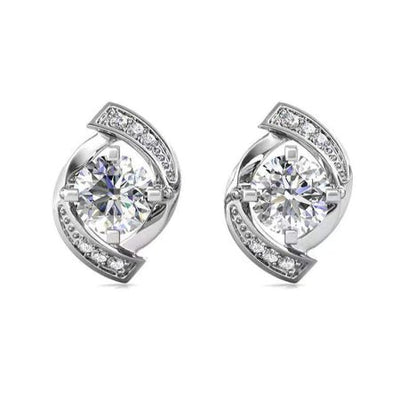 Ariella Diamond Earrings whitegold