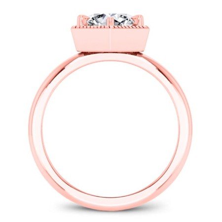 Aspen Cushion Diamond Bridal Set (Lab Grown Igi Cert) rosegold