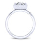 Aspen Cushion Diamond Engagement Ring (Lab Grown Igi Cert) whitegold