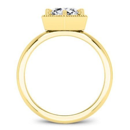 Aspen Cushion Diamond Bridal Set (Lab Grown Igi Cert) yellowgold