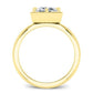 Aspen Round Diamond Bridal Set (Lab Grown Igi Cert) yellowgold