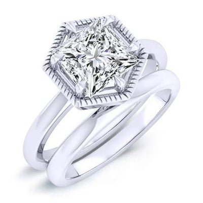 Aspen Princess Diamond Bridal Set (Lab Grown Igi Cert) whitegold