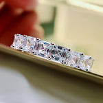 Asscher Cut Diamond Eternity Band - BeverlyDiamonds