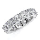 Asscher Cut Diamond Eternity Band - BeverlyDiamonds