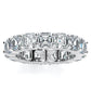 Asscher Cut Lab Diamond Eternity Band - BeverlyDiamonds