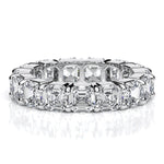 Asscher Cut Moissanite Eternity Band - BeverlyDiamonds