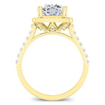 Aster Cushion Diamond Engagement Ring (Lab Grown Igi Cert) yellowgold