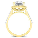 Aster Diamond Matching Band Only (engagement Ring Not Included) For Ring With Princess Center yellowgold