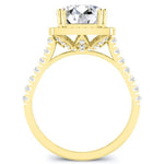 Aster Diamond Matching Band Only (engagement Ring Not Included) For Ring With Round Center yellowgold