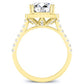 Aster Round Diamond Bridal Set (Lab Grown Igi Cert) yellowgold