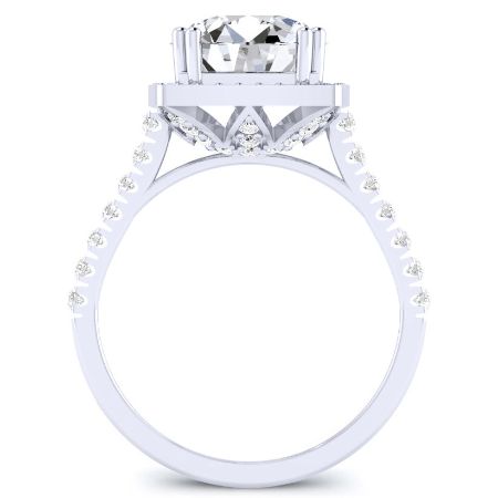 Aster Round Diamond Bridal Set (Lab Grown Igi Cert) whitegold