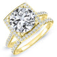 Aster Round Diamond Bridal Set (Lab Grown Igi Cert) yellowgold