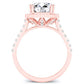 Aster Round Diamond Engagement Ring (Lab Grown Igi Cert) rosegold