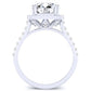 Aster Round Diamond Engagement Ring (Lab Grown Igi Cert) whitegold