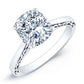 Astilbe Cushion Diamond Bridal Set (Lab Grown Igi Cert) whitegold