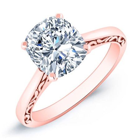 Astilbe Cushion Diamond Bridal Set (Lab Grown Igi Cert) rosegold