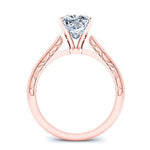 Astilbe Cushion Diamond Engagement Ring (Lab Grown Igi Cert) rosegold