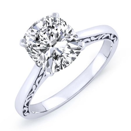5.00 ct - Astilbe - Cushion Moissanite Engagement Ring