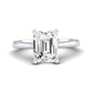 Astilbe Emerald Diamond Bridal Set (Lab Grown Igi Cert) whitegold