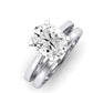 Astilbe Oval Diamond Bridal Set (Lab Grown Igi Cert) whitegold