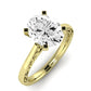 Astilbe Oval Diamond Engagement Ring (Lab Grown Igi Cert) yellowgold