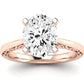 Astilbe Oval Diamond Engagement Ring (Lab Grown Igi Cert) rosegold