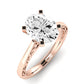 Astilbe Oval Diamond Engagement Ring (Lab Grown Igi Cert) rosegold